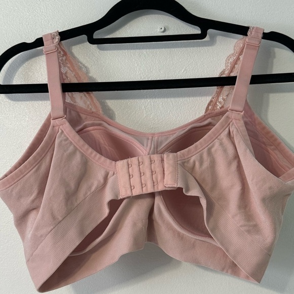 Underoutfit Pink Lace Trim Bralette style 445 - Picture 5 of 7